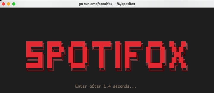 Spotifox命令行客户端 v1.0.3 Spotifox命令行客户端 v1.0.3