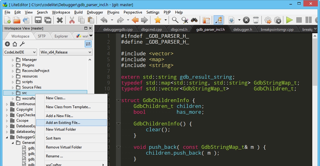 CodeLite v17.0.1 CodeLite v17.0.1