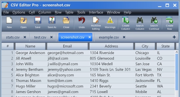 GammadyneCSVEditor v27.1 GammadyneCSVEditor v27.1
