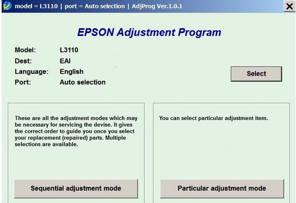 爱普生L3118清零软件 v1.5