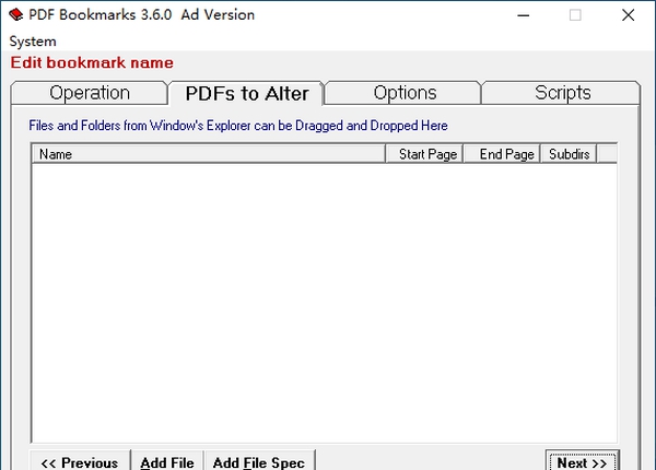 PDFBookmarks v3.6.6 PDFBookmarks v3.6.6