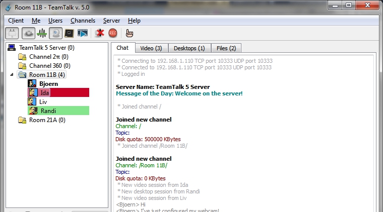 TeamTalk v5.15 TeamTalk v5.15
