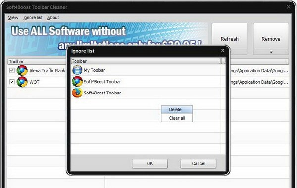 Soft4BoostToolbarCleaner v8.0.7.255