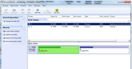 AOMEI Dynamic Disk Manager v1.4 AOMEI Dynamic Disk Manager v1.4