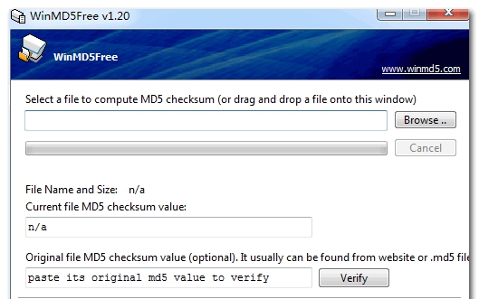 winmd5free v1.21