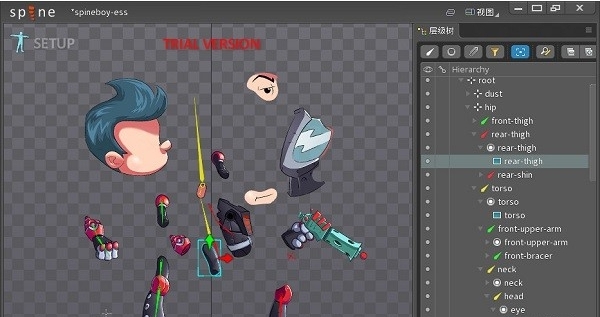 Spine pro动画制作软件 v3.8.78