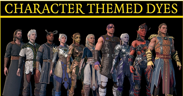 博德之门3角色主题染料MOD v2.70 博德之门3角色主题染料MOD v2.70