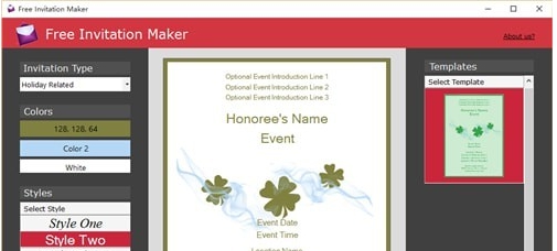 FreeInvitationMaker v1.1.9.11 FreeInvitationMaker v1.1.9.11
