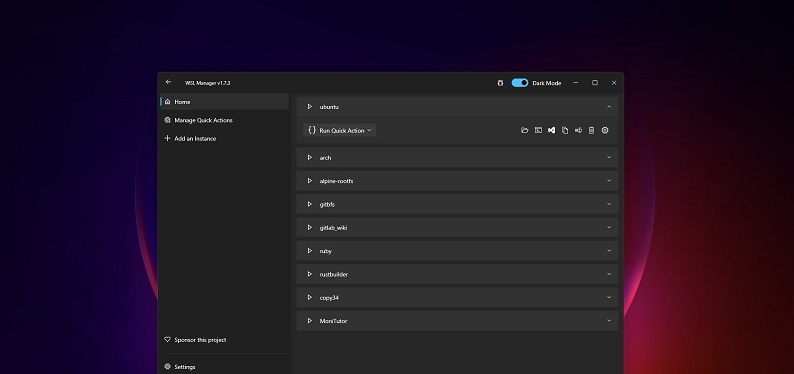 WSL Manager v1.8.11 WSL Manager v1.8.11