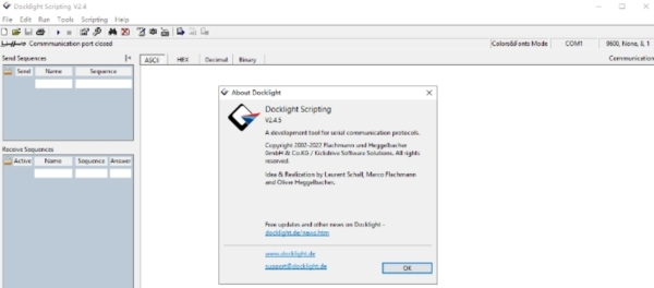 DocklightScripting模拟串行端口 v2.4.6 DocklightScripting模拟串行端口 v2.4.6