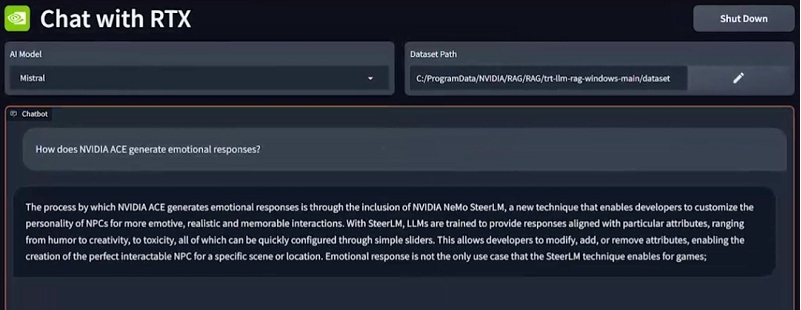 Chat with RTX v2.82 Chat with RTX v2.82