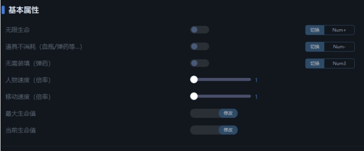 鬼屋魔影重制版九项修改器 v1.03