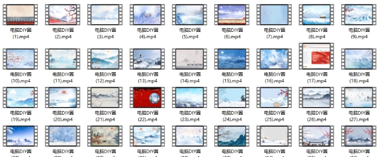58款古风雪景绝美视频素材 v1.26 58款古风雪景绝美视频素材 v1.26