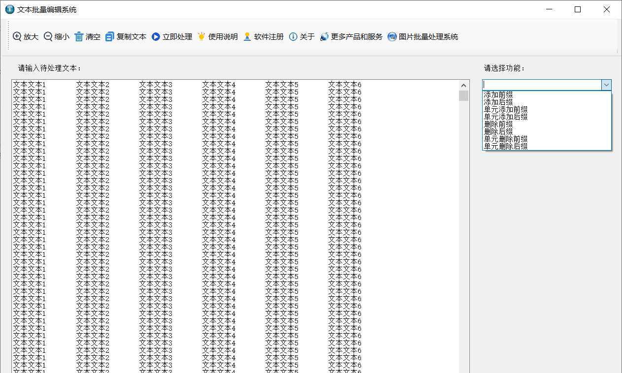 文本批量编辑系统 V1.0.0.3