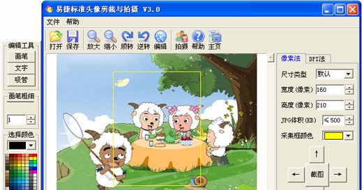 易捷标准头像剪裁与拍摄软件 v3.1