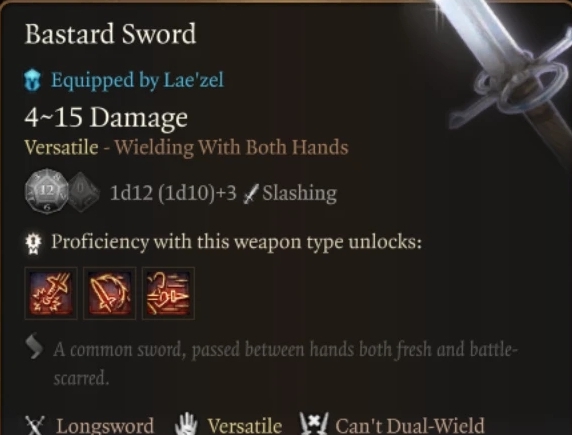 博德之门3混血剑武器MOD v2.7 博德之门3混血剑武器MOD v2.7