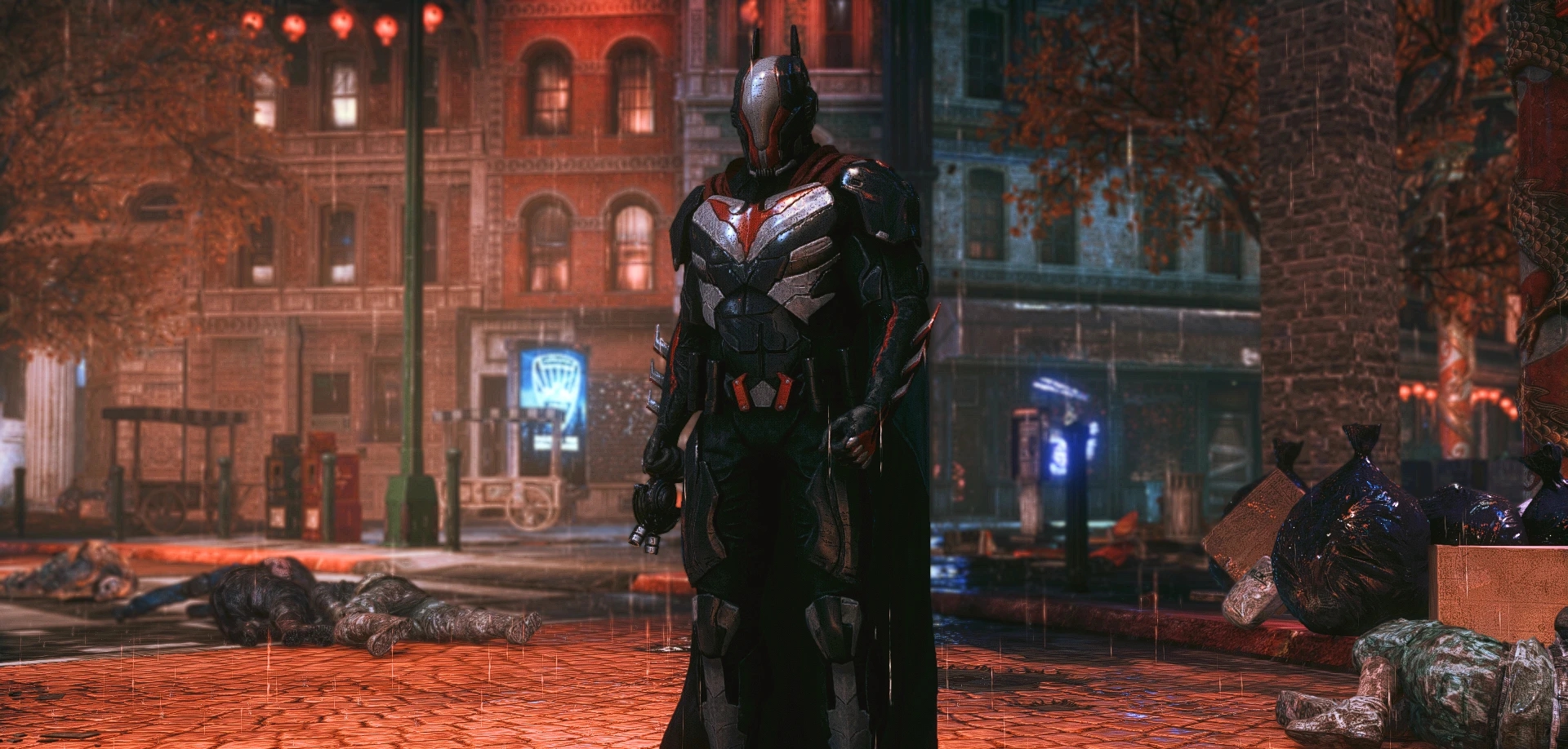 蝙蝠侠:阿卡姆骑士铁血战士蝙蝠侠战衣MOD 1.55