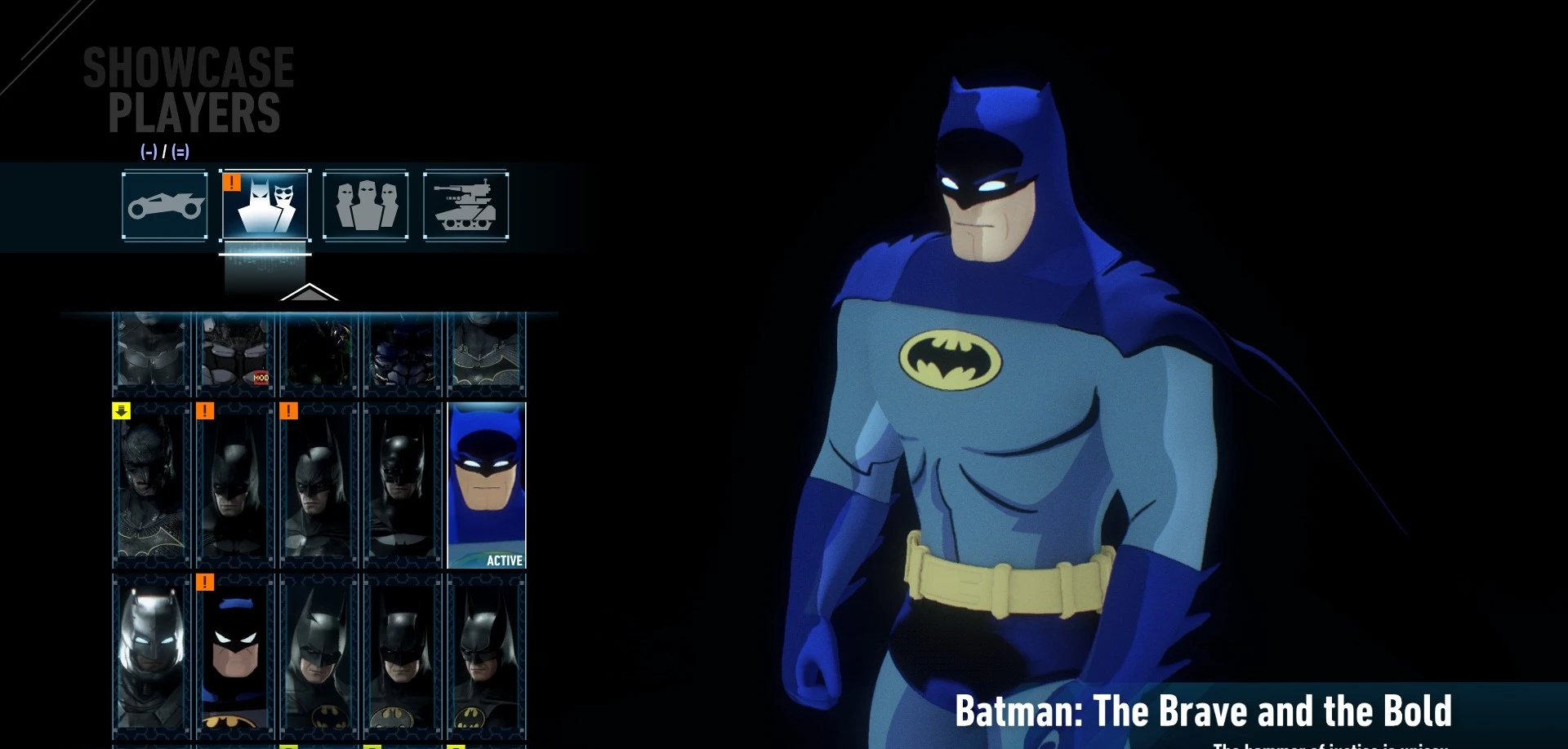 蝙蝠侠:阿卡姆骑士蝙蝠侠:英勇无畏战衣MOD 1.84 蝙蝠侠:阿卡姆骑士蝙蝠侠:英勇无畏战衣MOD 1.84