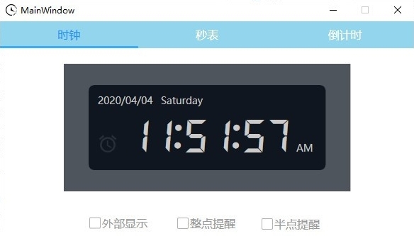 WpfClock v1.0 WpfClock v1.0
