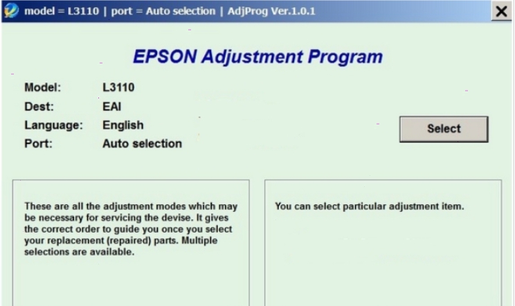 爱普生L3118打印机清零工具 1.12 爱普生L3118打印机清零工具 1.12