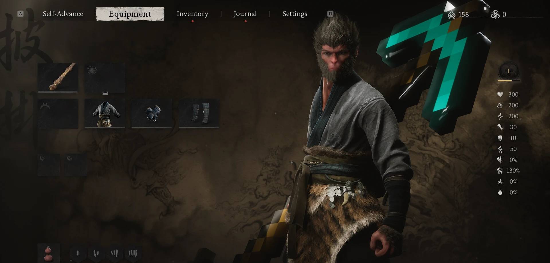 黑神话悟空MC钻石镐外观MOD V1.1 黑神话悟空MC钻石镐外观MOD V1.1