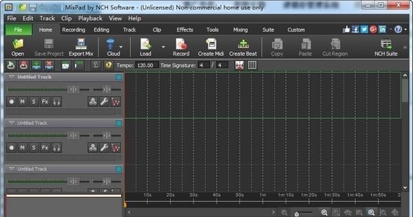 MixPad多轨道混音软件 v12.42 MixPad多轨道混音软件 v12.42