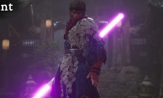 黑神话悟空星战紫色双刃光剑替换所有武器mod v2.23