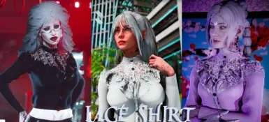 赛博朋克2077蕾丝衬衫MOD v1.0 赛博朋克2077蕾丝衬衫MOD v1.0