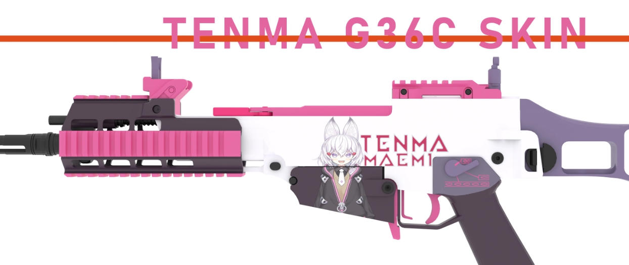 严阵以待虚拟主播天满皮肤MOD v1.0