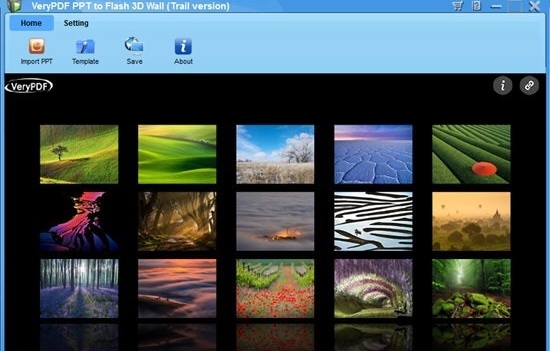 VeryPDF PPT to Flash 3D Wall v2.0