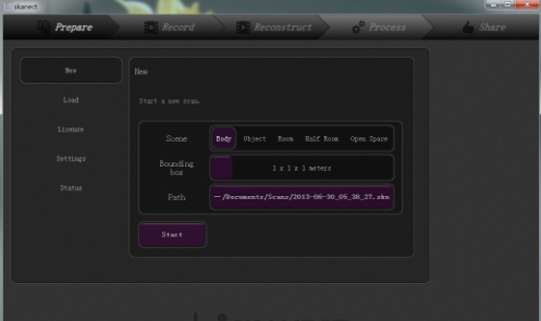3D扫描工具(Skanect) v1.5