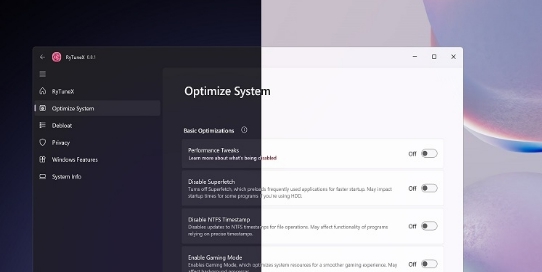 RyTuneX优化工具 v0.8.3 RyTuneX优化工具 v0.8.3