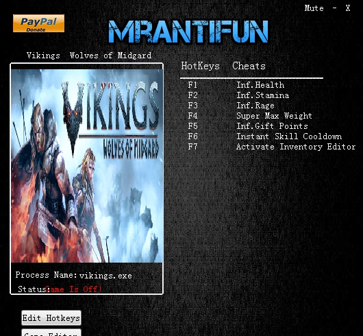 维京人中之狼十一项修改器 UP3.04 维京人中之狼十一项修改器 UP3.04